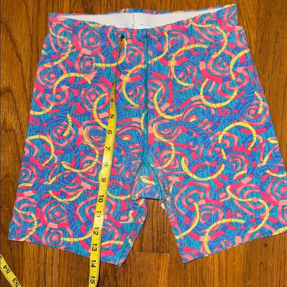Pants - Colorful Patterned Shorts Barbie TRUE FROM 80s 90s retro vintage full house